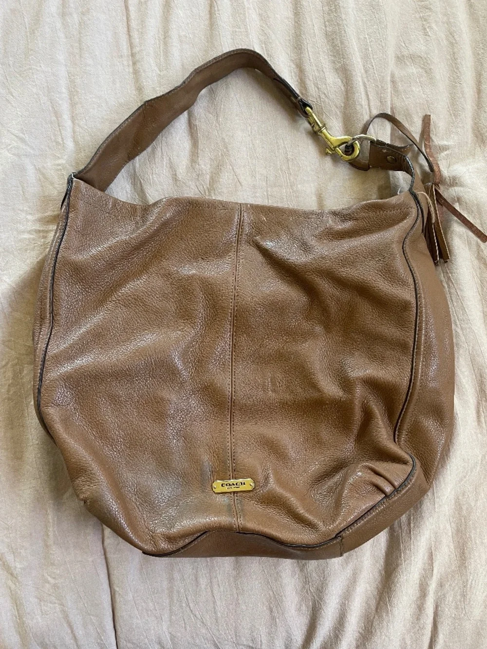 Coach F23309 Avery Leather Hobo Shoulder Bag